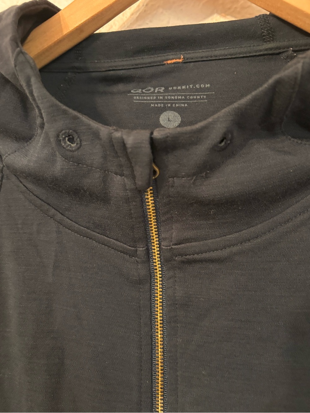 Qor Merino Wool Zip Hoodie Large - Picture 4 of 7